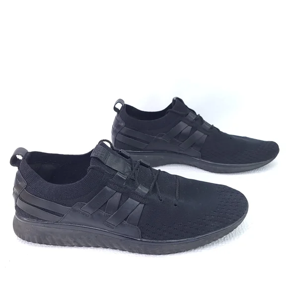 Cole Haan | Shoes | Cole Haan Grand Os Knit Dress Shoes Black Lace Up  Sneakers C28528 Size 15 | Poshmark